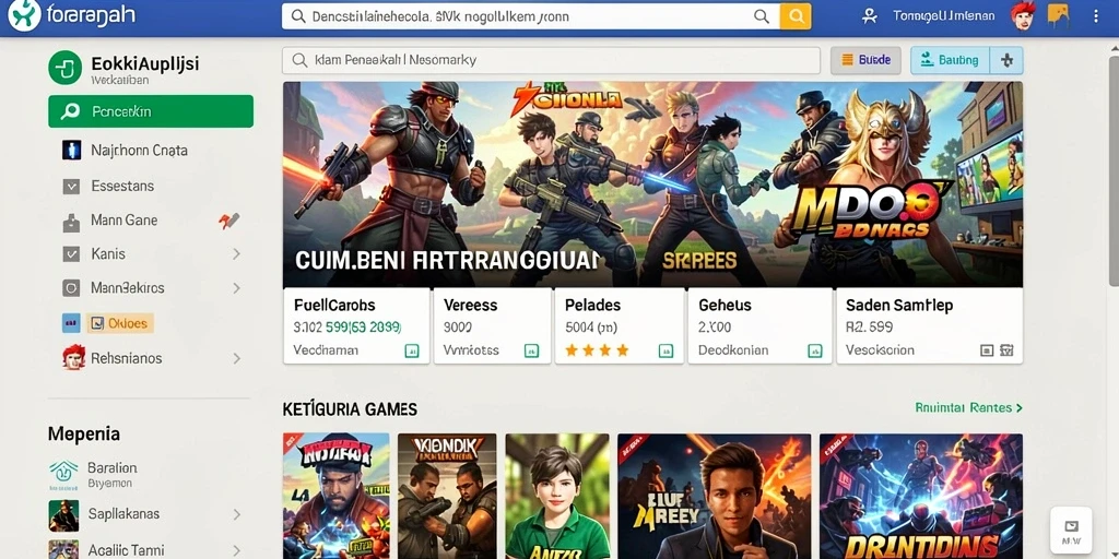 Tampilan antarmuka yang menawan dan mudah dinavigasi.