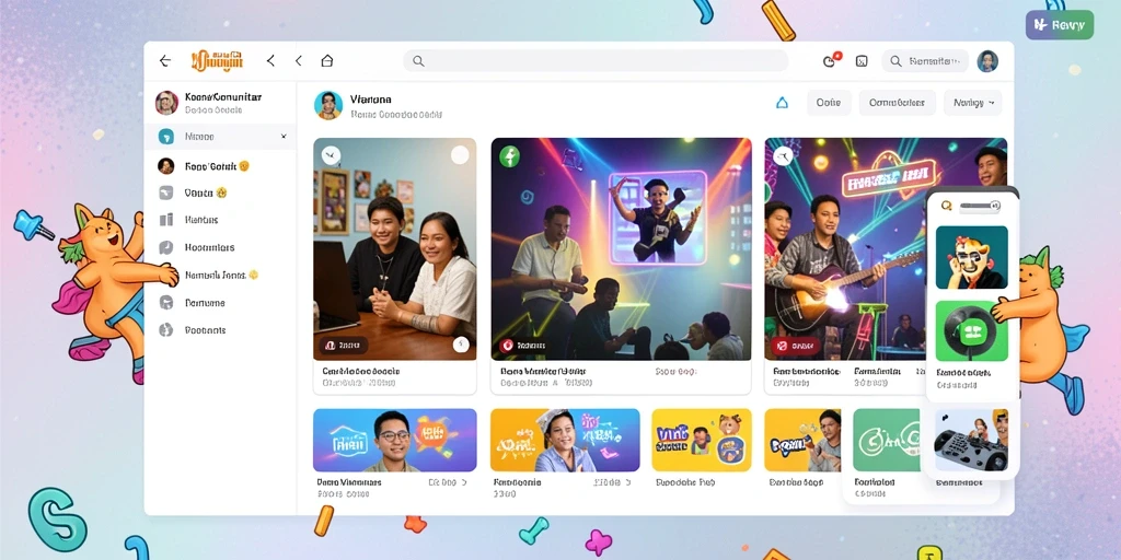 Screenshot menunjukkan pemandangan indah di dunia EE789.