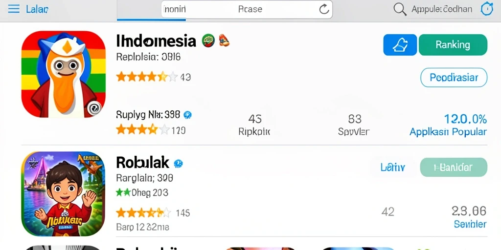 Tampilan awal yang menarik dan mudah dinavigasi.
