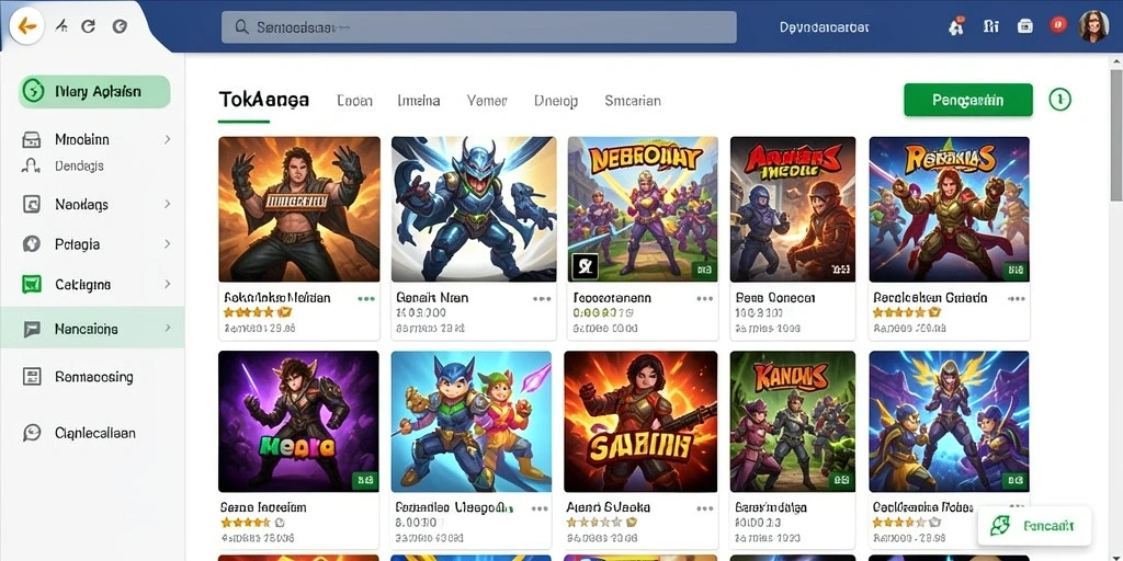 Tampilan antarmuka pengguna yang menarik dan intuitif.