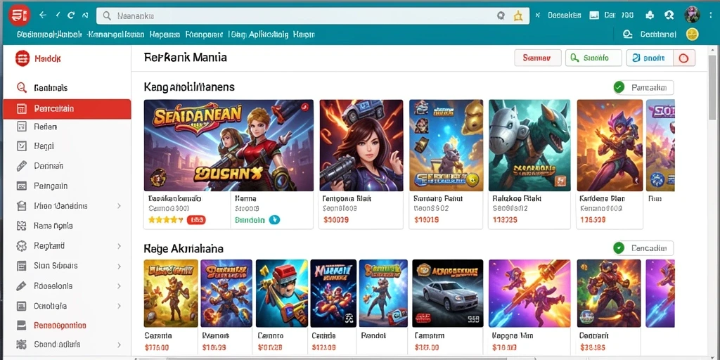 Tampilan antarmuka yang menarik dan modern.
