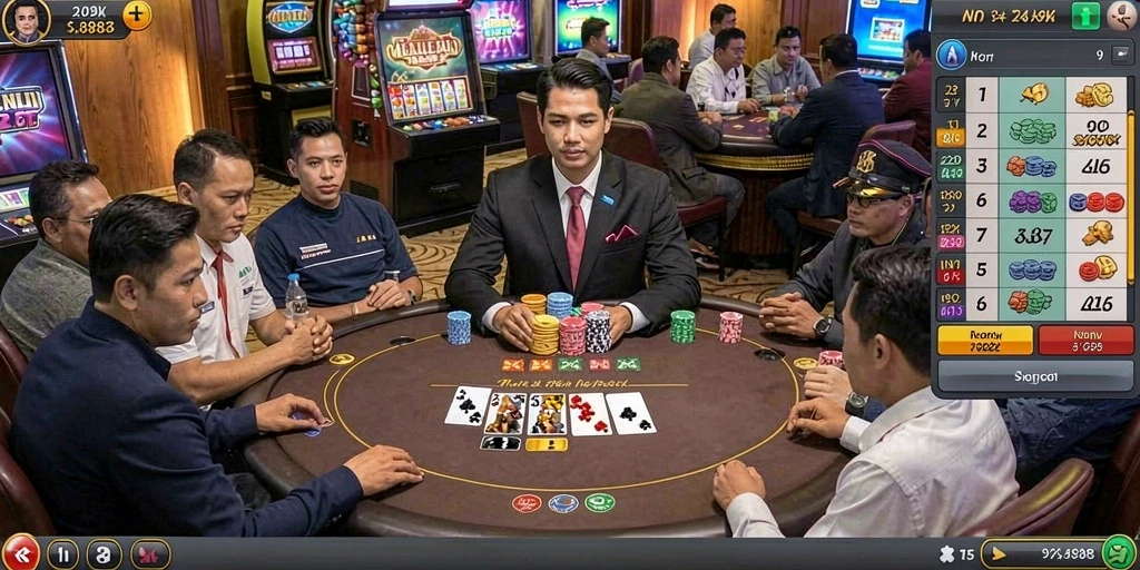 Tangkapan layar menampilkan karakter utama dalam aksi.