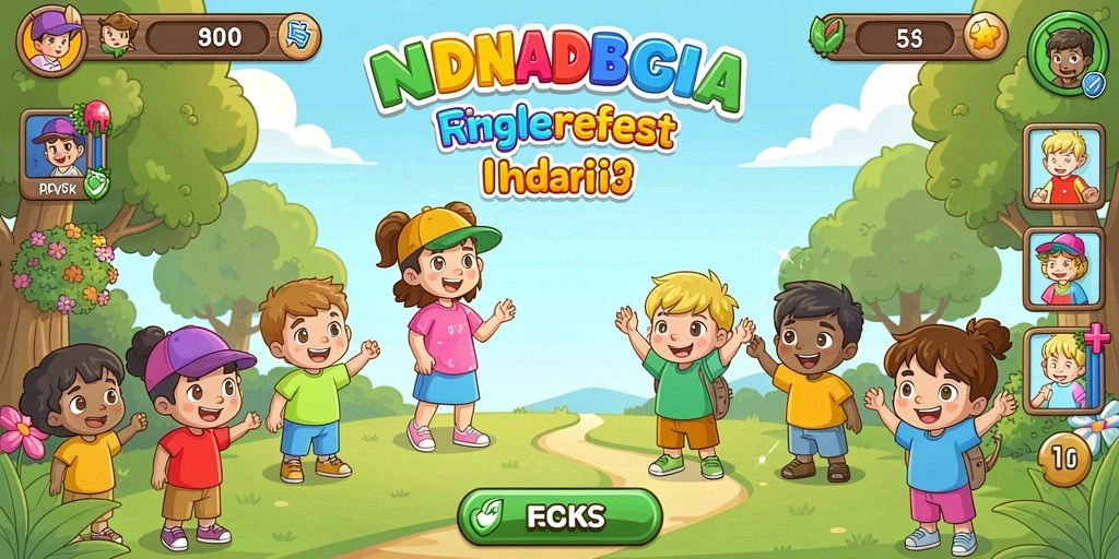 Tampilan antarmuka utama LUCKYDF yang menarik.