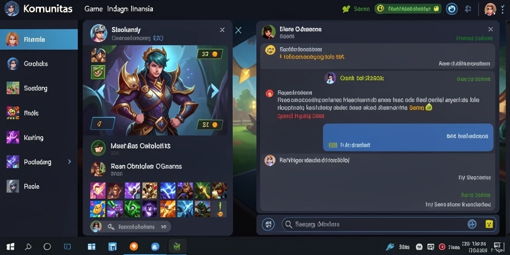 Tampilan menu utama yang menarik dan mudah dinavigasi.