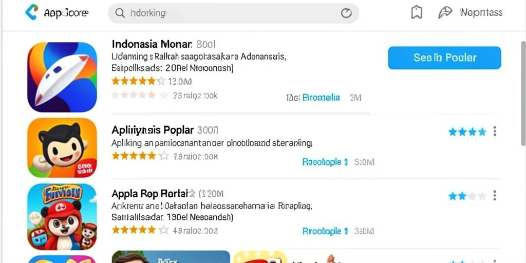 Tampilan awal permainan dengan karakter lucu.