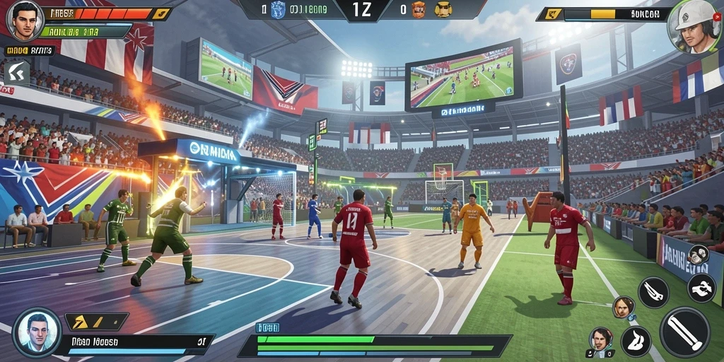 Tangkapan layar gameplay yang mendebarkan dari PAUS123.