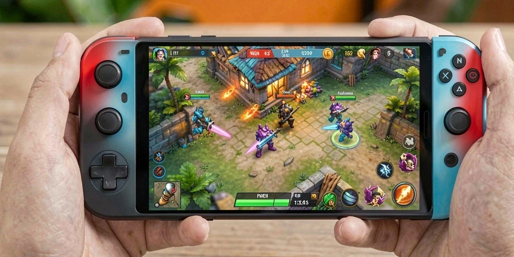 Screenshot menampilkan tampilan level yang menantang.