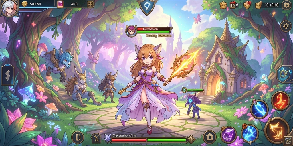 Screenshot menunjukkan aksi mendebarkan di dalam game.