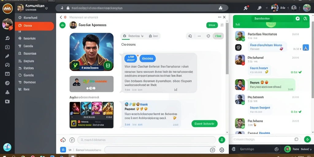 Tampilan awal game dengan karakter utama.