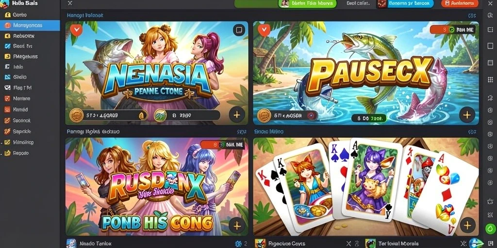 Screenshot menunjukkan tampilan antarmuka permainan yang menarik.
