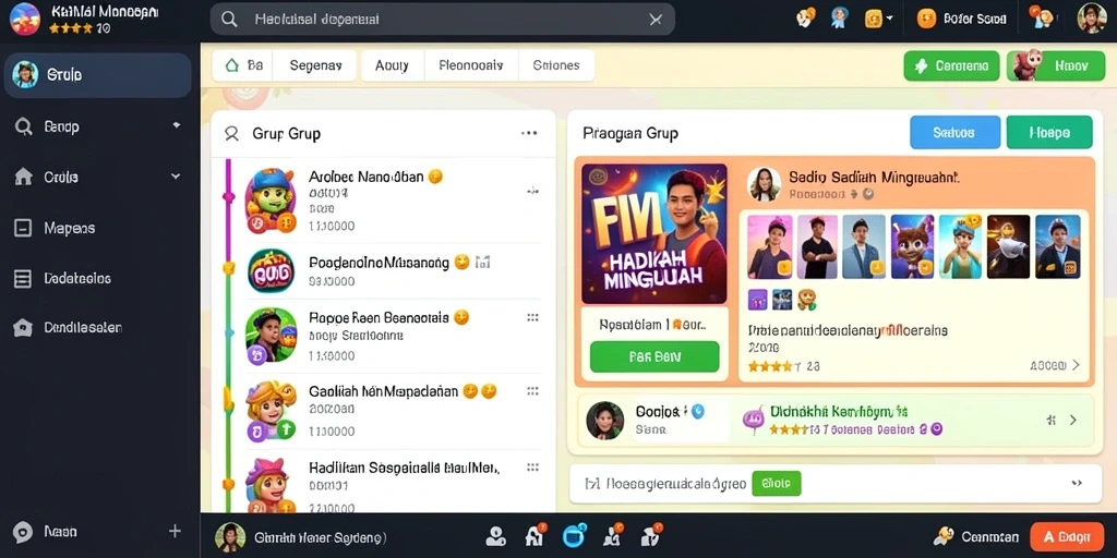 Screenshot aplikasi TONGWD - tampilan karakter utama.